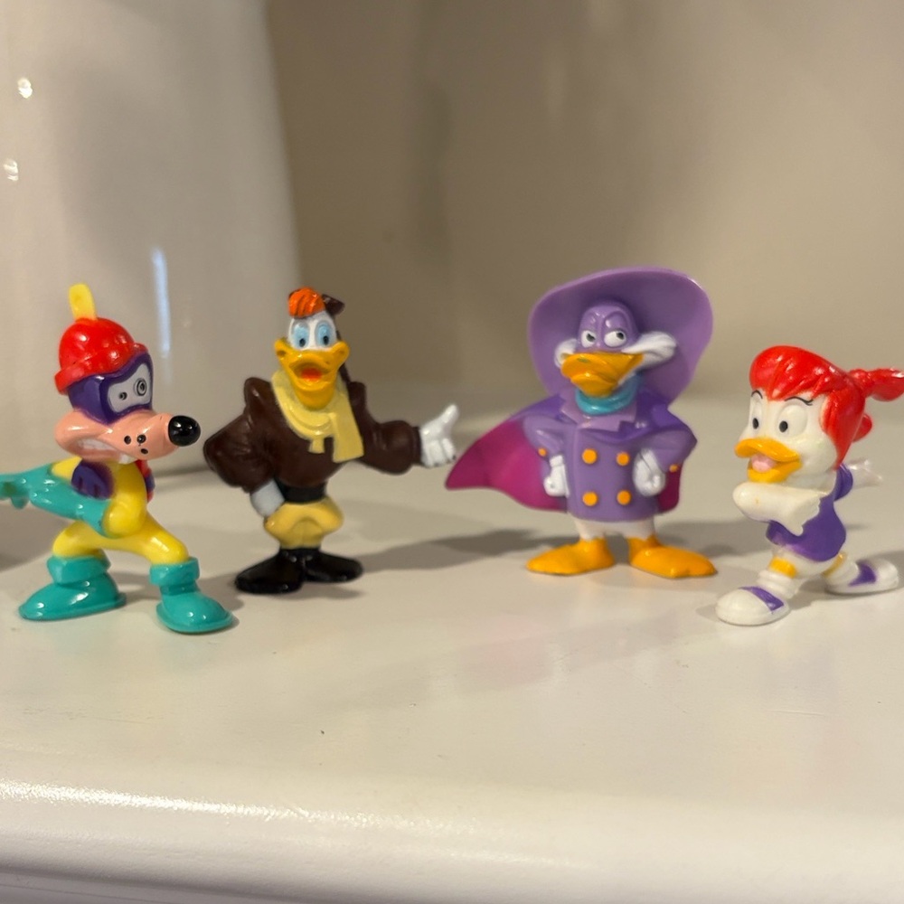 Vintage 1992 Disney Darkwing Duck figures by Kellogg’s - Complete Set!  toy toys
